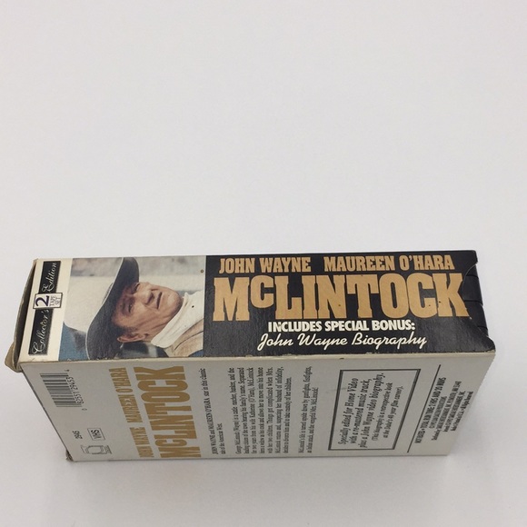 McLINTOCK John Wayne 2 Tape VHS Movie Collector’s - Picture 6 of 11